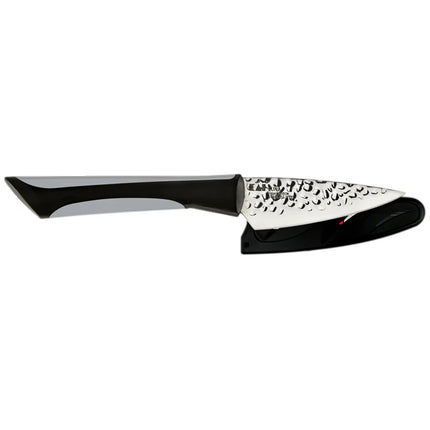 Dao Gọt Shun AB7068 8.9 cm Cán Mềm Đen Lưỡi Thép Không Gỉ