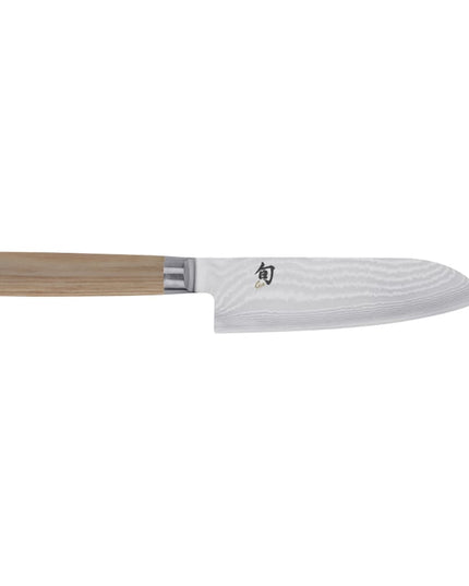 Dao Santoku Shun DM0702W 17.8 cm Cán Pakkawood Vàng Thép Không Gỉ