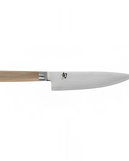 Dao Đầu Bếp Shun 20.3 cm Cán Gỗ PakkaWood Màu Vàng Nhạt Thép Không Gỉ (DM0706W)