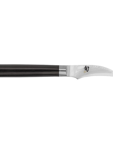 Dao Gọt Shun Lưỡi Cong 8.3 cm Cán PakkaWood Hình Chữ D (DM0715)