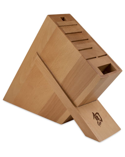 Giá Để Dao Shun DM0838 8 Khe Gỗ Sồi Nghiêng