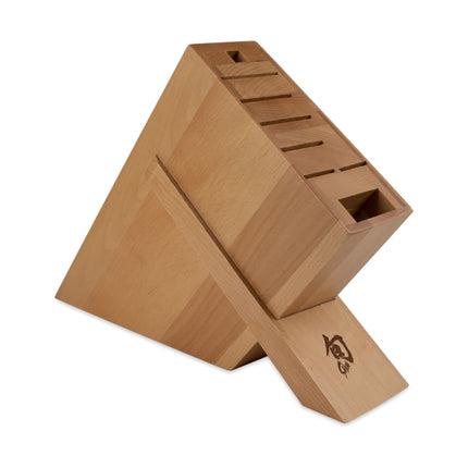 Giá Để Dao Shun DM0838 8 Khe Gỗ Sồi Nghiêng