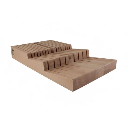 Khay Đựng Dao Shun 15 Khe Trong Ngăn Kéo 25.4 cm x 43.2 cm Gỗ Sồi (DM0856)