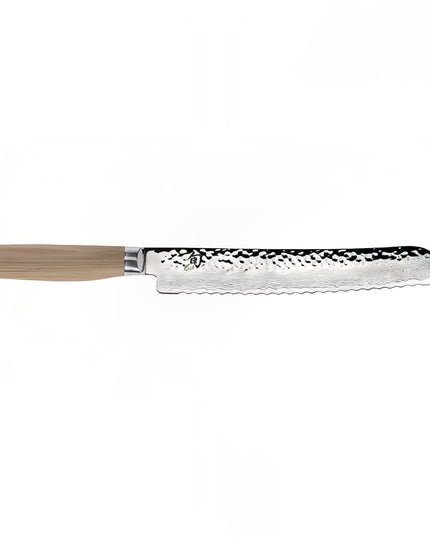Dao Cắt Bánh Mì Shun 22.9 cm Cán Gỗ Pakkawood Vàng, Thép Không Gỉ (TDM0705W)