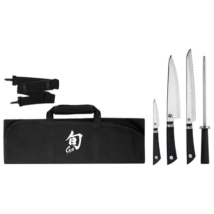 Bộ Dao Học Viên 5 Món Shun VBS0499 Cán TPE Nhám