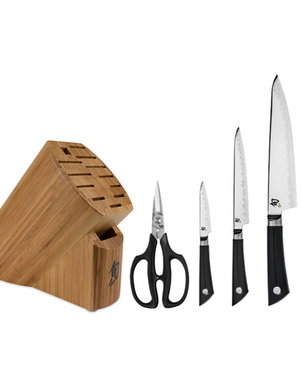Bộ Dao 6 Món Shun Sora Kèm Giá Gỗ VBS0600