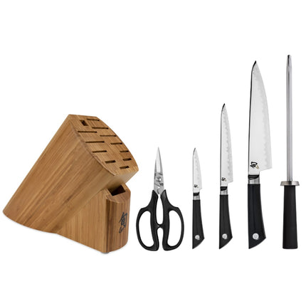 Bộ Dao 6 Món Shun Sora Kèm Giá Gỗ VBS0600