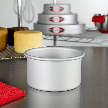 Khuôn bánh tròn nhôm anod Fat Daddio's PRD-53 ProSeries 13 x 8 cm thành thẳng