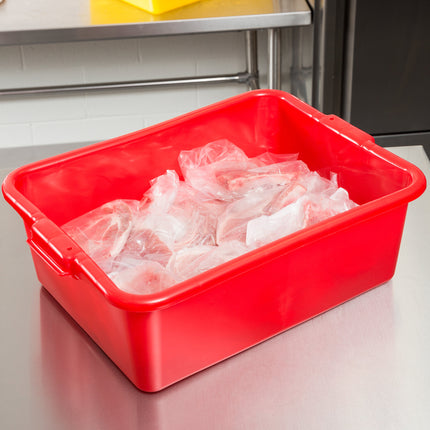 Khay đựng/bảo quản thực phẩm màu đỏ Vollrath Traex® Color-Mate™ 1527B-C02 26,5 lít 50,8 x 38,1 x 17,8 cm