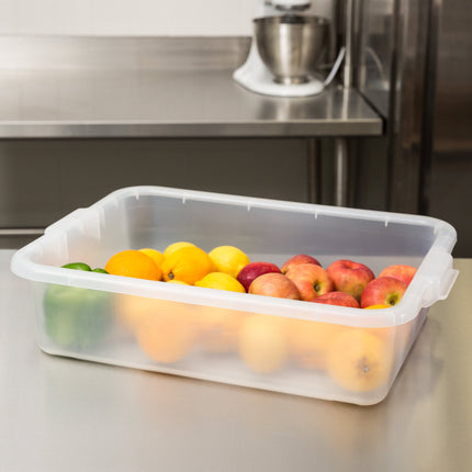 Khay đựng/bảo quản thực phẩm màu trong suốt Vollrath Traex® Color-Mate™ 1521B-C13 18,9 lít 50,8 x 38,1 x 12,7 cm