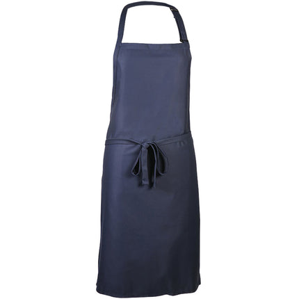 Tạp dề yếm pha polyester-cotton điều chỉnh tùy chỉnh được màu xanh dương Mercer Culinary Genesis M61120NB 83,8 x 58,4 cm