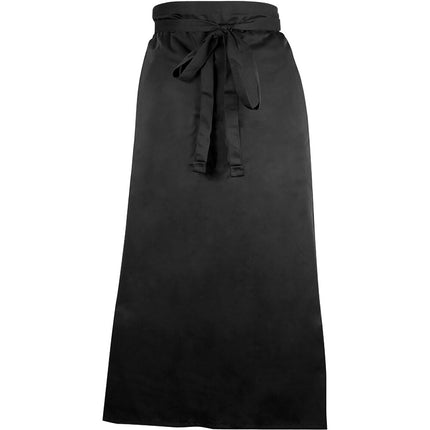 Tạp dề bistro pha polyester-cotton tùy chỉnh được màu đen Mercer Culinary Genesis M61130BK