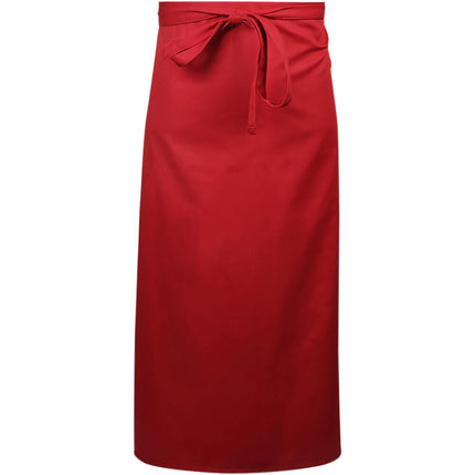 Tạp dề bistro vải poly-cotton có thể tùy chỉnh Mercer Culinary M61130RD Genesis đỏ