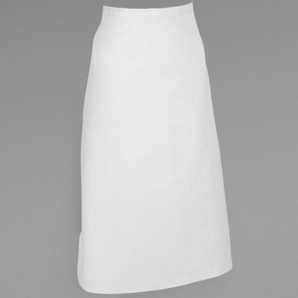 Tạp dề bistro vải poly-cotton có thể tùy chỉnh Mercer Culinary M61130WH Genesis trắng