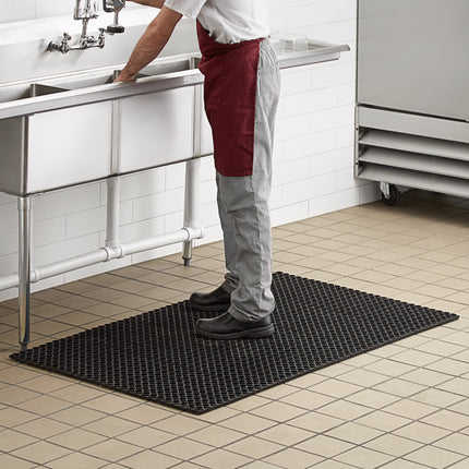 Thảm cao su chống mỏi chân Choice 91 x 152 cm màu đen viền thẳng - dày 1,9 cm