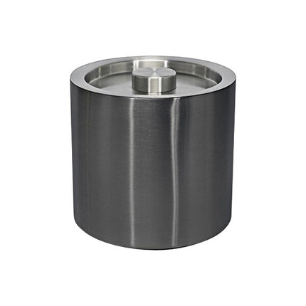 Xô đựng đá inox nhám đen room360 Tokyo 2,8 lít kèm nắp bạc - Thùng 4 cái
