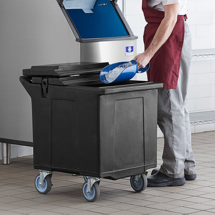 Thùng đá di động nắp lật CaterGator 57 kg đen