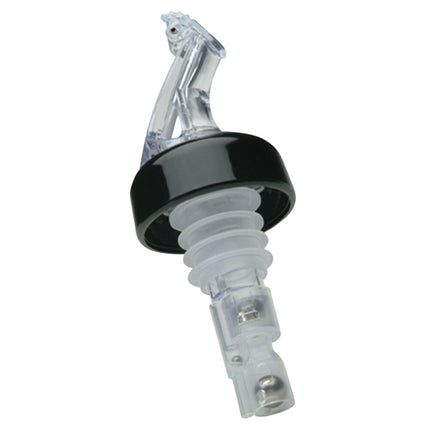 Vòi rót rượu định lượng Precision Pours 12 CL C/F màu trong suốt 15 ml có nắp lật có vòng cổ - Gói 12 cái