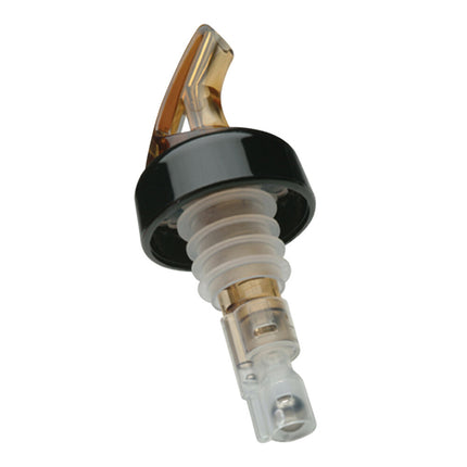 Vòi rót rượu định lượng Precision Pours 114 RA C màu hổ phách 37 ml có vòng cổ - Gói 12 cái