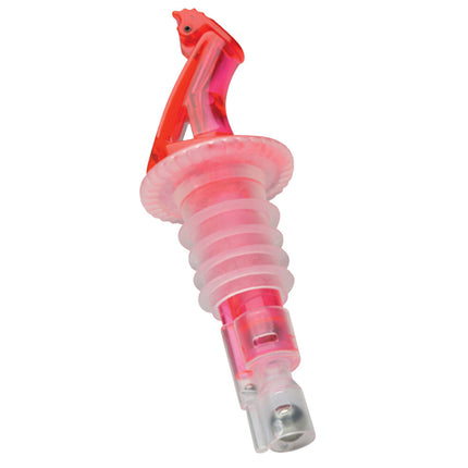 Vòi rót rượu định lượng Precision Pours 118 WR F màu đỏ dưa hấu 33 ml có nắp lật không vòng cổ - Gói 12 cái