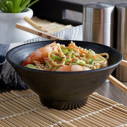Tô melamine đen Elite Global Solutions JW1005 Zen 414 ml - Thùng 6 cái