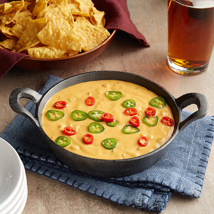 Đĩa nướng casserole gang mini tròn đã tôi dầu Valor 739 ml