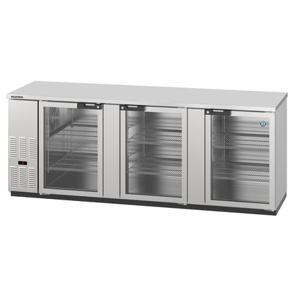 Tủ mát quầy bar Hoshizaki BB95-G-S 242,6 cm inox cửa kính quầy bar