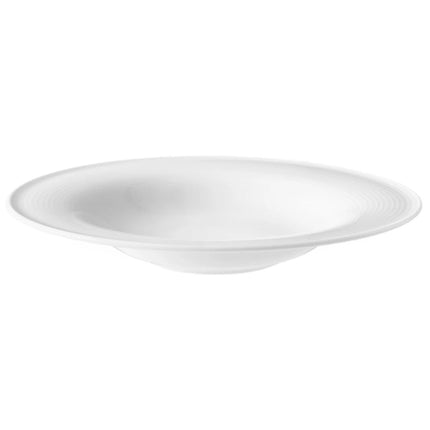 (2 pcs) SELTMANN WEIDEN | Deep Pasta Plate – BLUES Series – Ø 300 mm – White Porcelain