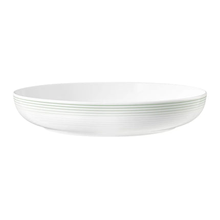 (2 pcs) SELTMANN WEIDEN | Porcelain Bowls – Soup/Cereal – Salbeigrün – Ø 280 mm – BLUES Salbeigrün