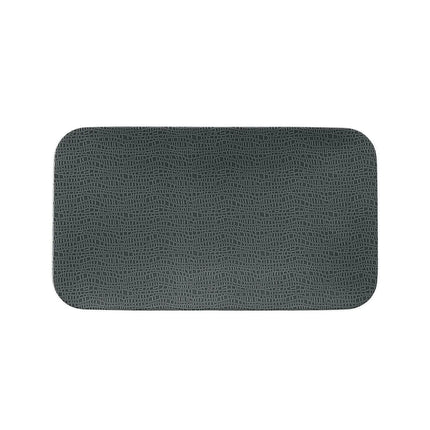 (2 pcs) SELTMANN WEIDEN | Rectangular Coupe Plate – Flat – Porcelain – 350×200 mm – Anthracite