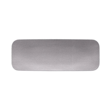 (2 pcs) SELTMANN WEIDEN | Rectangular Coupe Plate – Flat – Porcelain – 350×200 mm – Grey