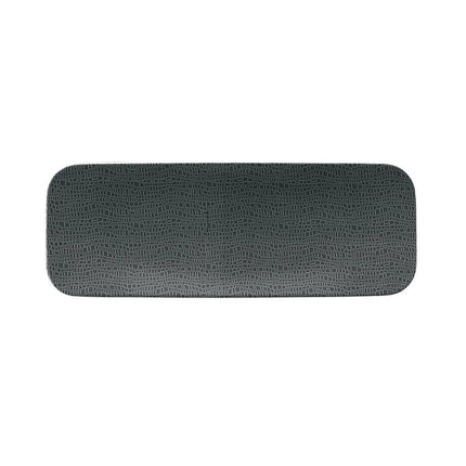 (2 pcs) SELTMANN WEIDEN | Rectangular Coupe Plate – Flat – Porcelain – 350×200 mm – Anthracite