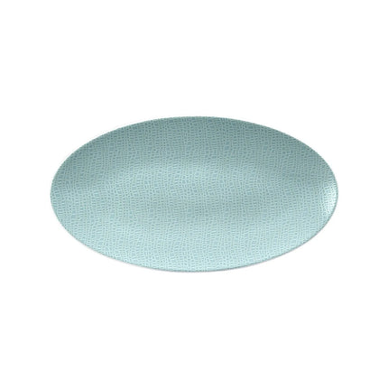 (2 pcs) SELTMANN WEIDEN | Serving Platter – Rectangular Coupe – Porcelain – 330×180 mm – Turquoise