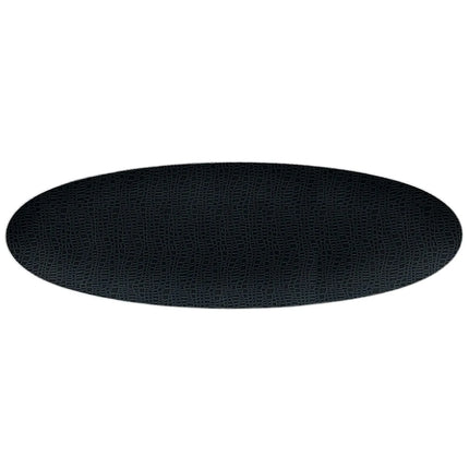 (2 pcs) SELTMANN WEIDEN | Serving Platter – Rectangular Coupe – Porcelain – 330×180 mm – Black