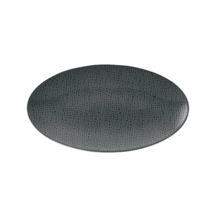 (2 pcs) SELTMANN WEIDEN | Serving Platter - Rectangular Coupe - Porcelain - 330×180 mm - Anthracite
