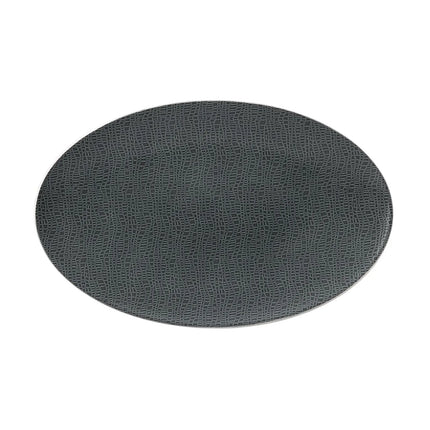(2 pcs) SELTMANN WEIDEN | Serving Platter - Rectangular Coupe - Porcelain - 330×180 mm - Anthracite