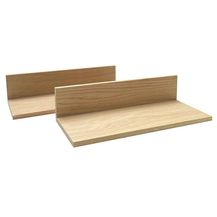 (2 pcs) Wooden Box - GGM Gastro VALO - Oak - Brown - Height: 60mm - suitable for GN 1/2; VALO Wooden Box; 14004 & 14005