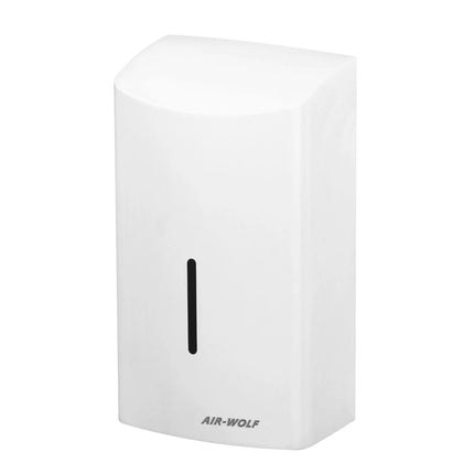 (2 pieces) AIR-WOLF | Automatic Hand Dryer – White Stainless Steel - 342–414 km/h - 90–300 W Heater - 74 dB - IR Sensor