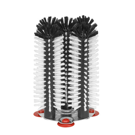 (2 pieces) FUCHS | DELFIN® Glass washing-up brush - 5x240mm - with metal base plate - round