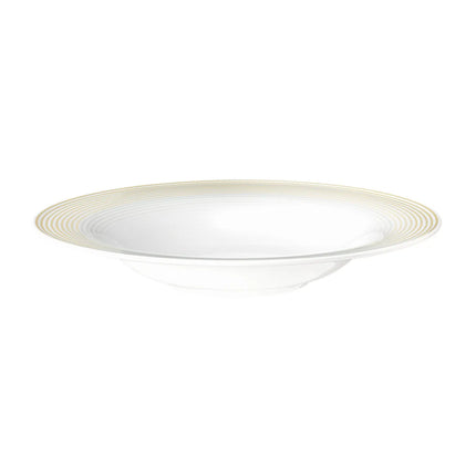 (2 pieces) SELTMANN WEIDEN | Deep Pasta Bowl Ø 27 cm – Blues - Sand Beige - Porcelain