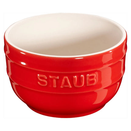 (2) STAUB| Ceramic Mould Set – Cherry Red - Stackable