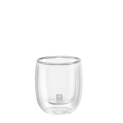 (2) ZWILLING | Sorrento Espresso Glasses – 80 ml - double‑walled borosilicate