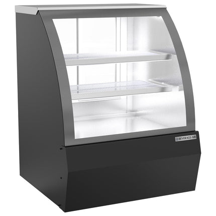 Tủ trưng bày bánh/deli lạnh Beverage-Air CDR3HC-1-B 95 cm kính cong đen