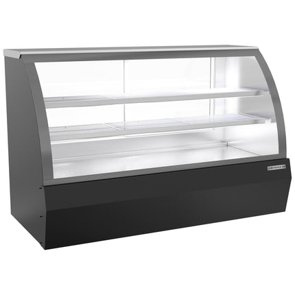 Tủ mát trưng bày bánh/deli kính cong Beverage-Air CDR6HC-1-B màu đen 185 cm