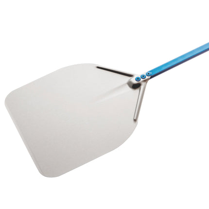Xẻng lấy pizza vuông nhôm anod GI Metal Azzurra 30 cm cán 150 cm A-30R