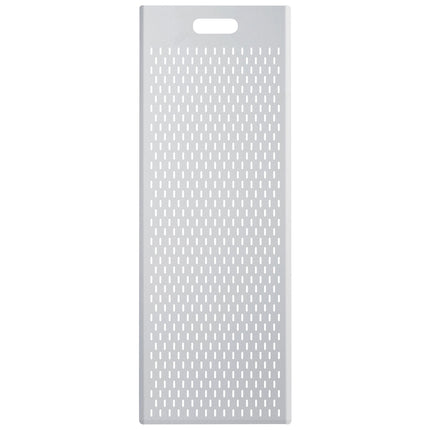 Xẻng xúc pizza chữ nhật đục lỗ bằng nhôm anod hóa GI Metal Azzurra AM-40110AF 41 x 109 cm