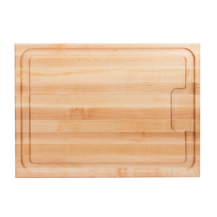 Thớt gỗ phong có rãnh hai mặt có tay cầm âm John Boos & Co. AUJUS 61 x 46 x 3,8 cm