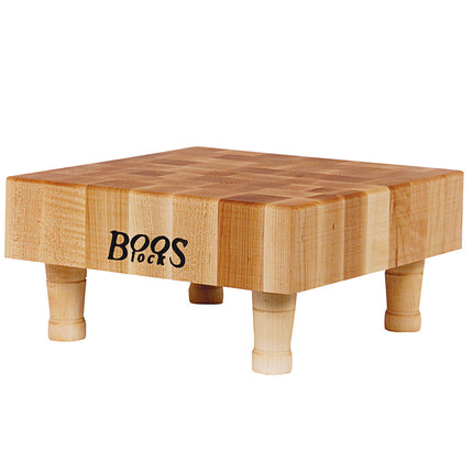 Thớt / kệ nâng gỗ phong trưng bày John Boos & Co. MCS1 30 x 30 x 8 cm