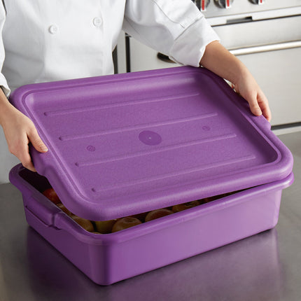 Nắp hộp đựng thực phẩm chống dị ứng màu tím Vollrath Traex® Color-Mate™ 1522-C80 50,8 x 38,1 cm