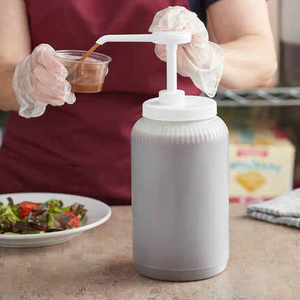 Bộ vòi bơm gia vị TableCraft kèm can nhựa 1,9 lít vòi bơm 30 ml